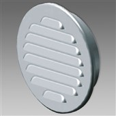 DEN BRAVEN Mřížka větrací kruhová NEREZ se síťovinou prům. 130/100 VE1041